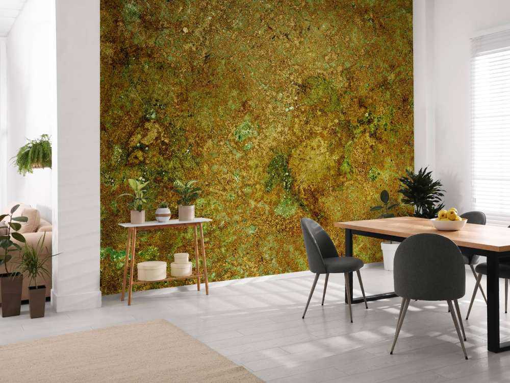 Struktura w kolorze złotym