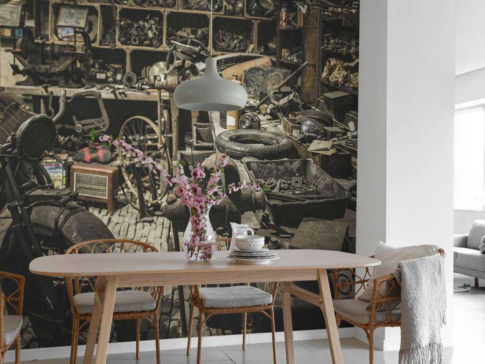 Stary warsztat silnikowy