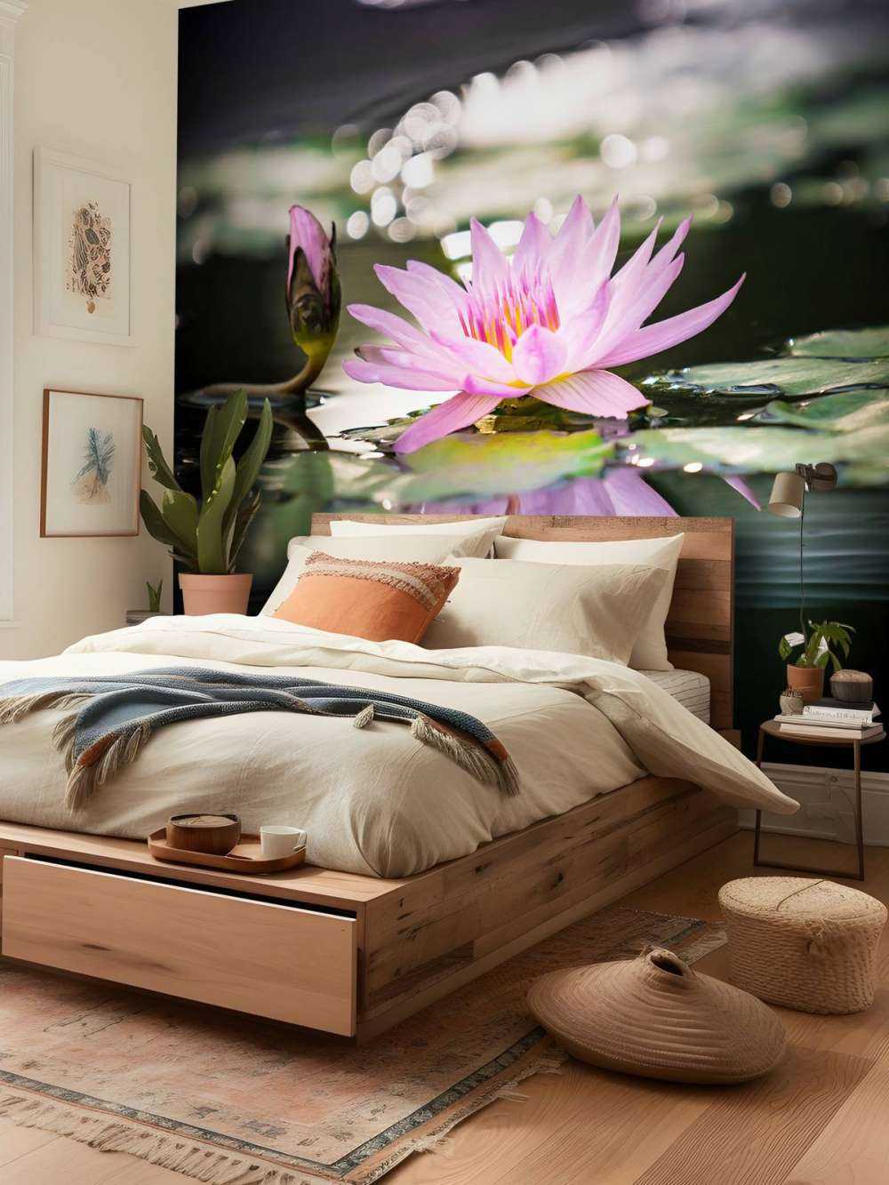 Kwiat lotosu różowy