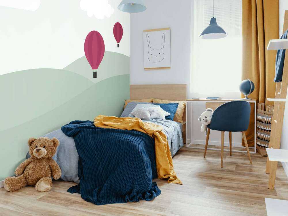 Wzgórza z balonami na gorące powietrze