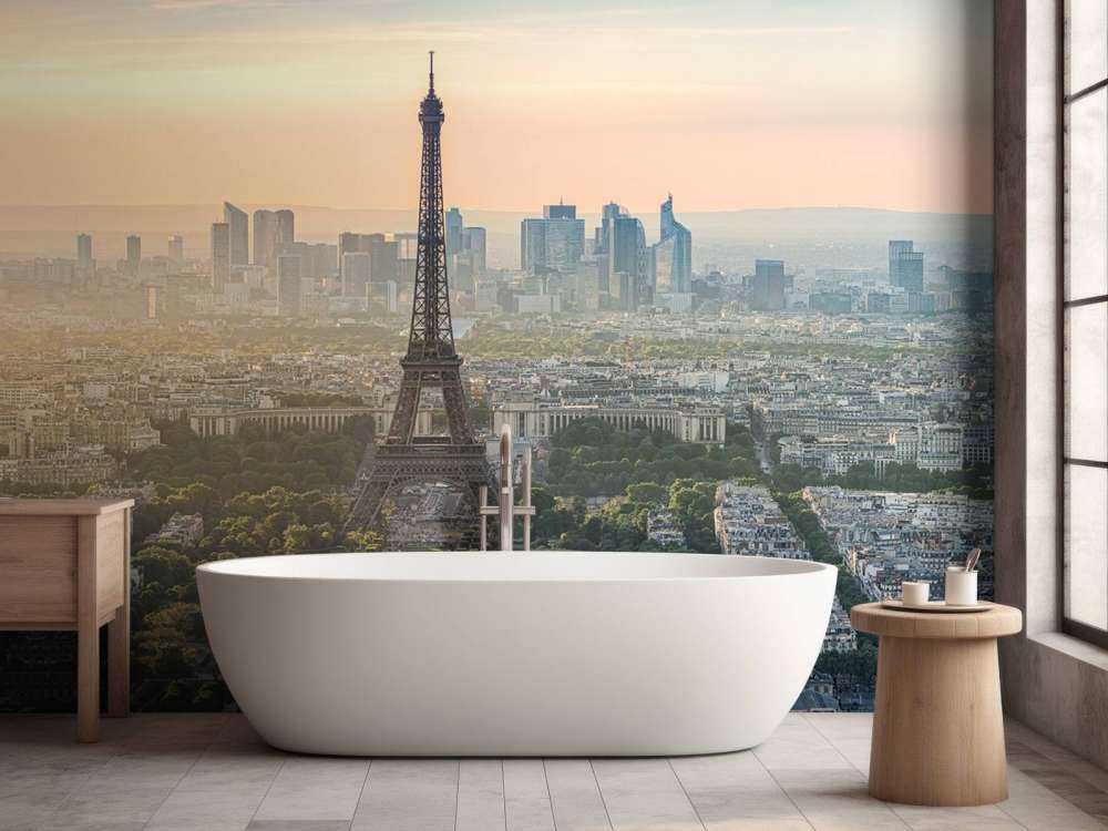 Zachód słońca nad Paryżem