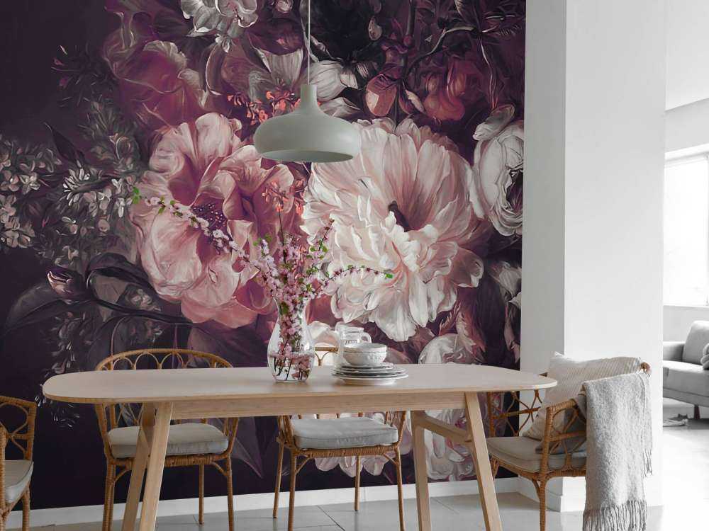 Bukiet z lilakami czerwonymi