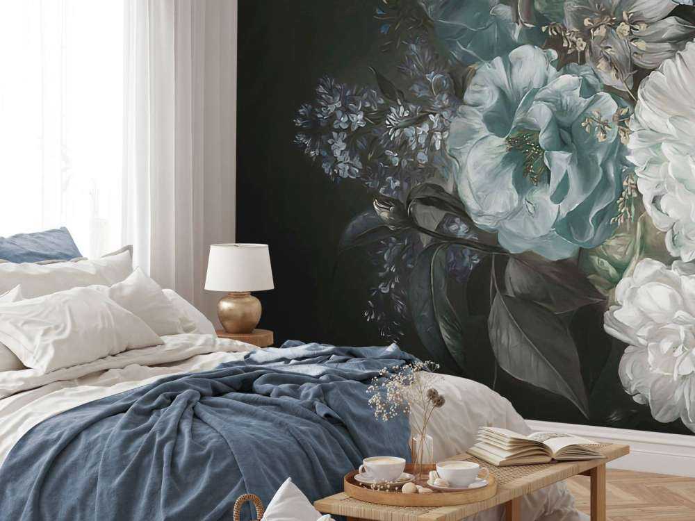 Bukiet z bzu niebieskiego