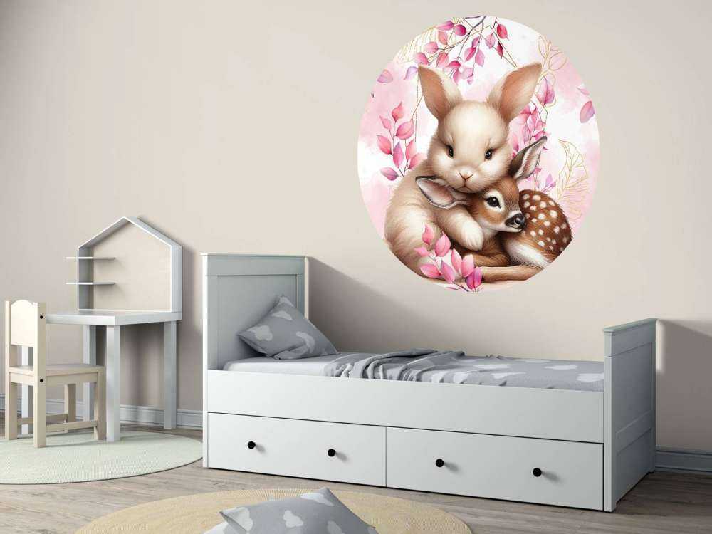 Kochający królik i jelonek