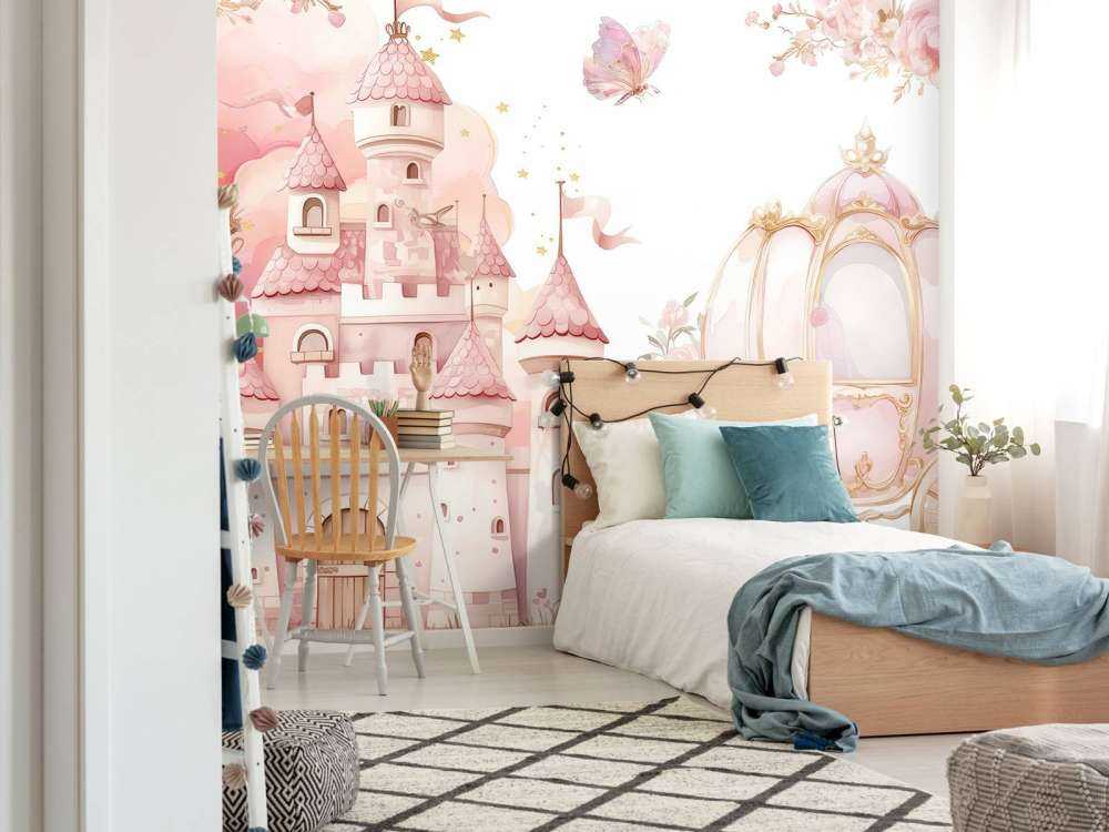 Zamek bajkowy i różana kareta