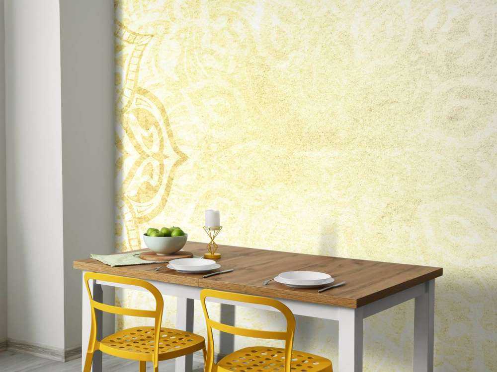 Żółte i szare mandale