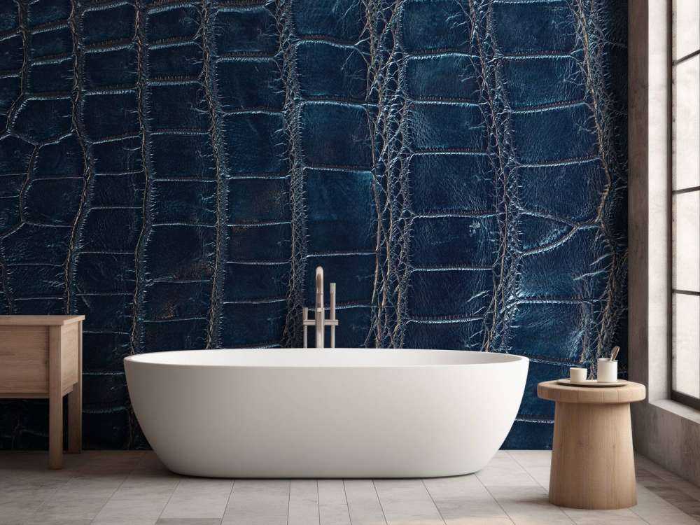 Błyszcząca skóra krokodyla