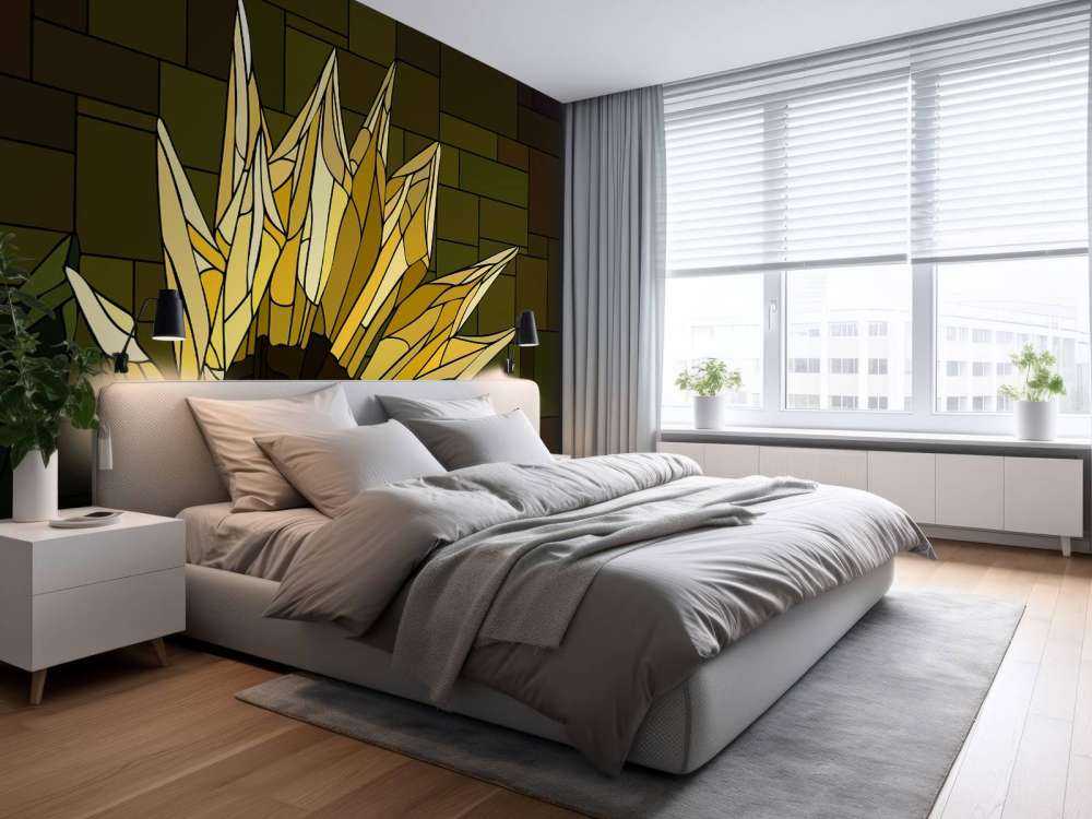 Kwitnąca gazania żółta