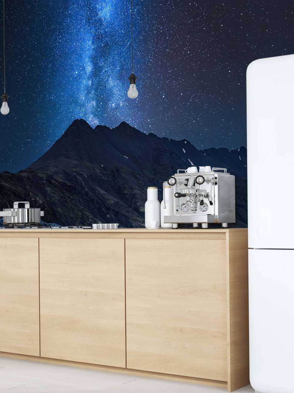 Droga Mleczna w pobliżu lodowca