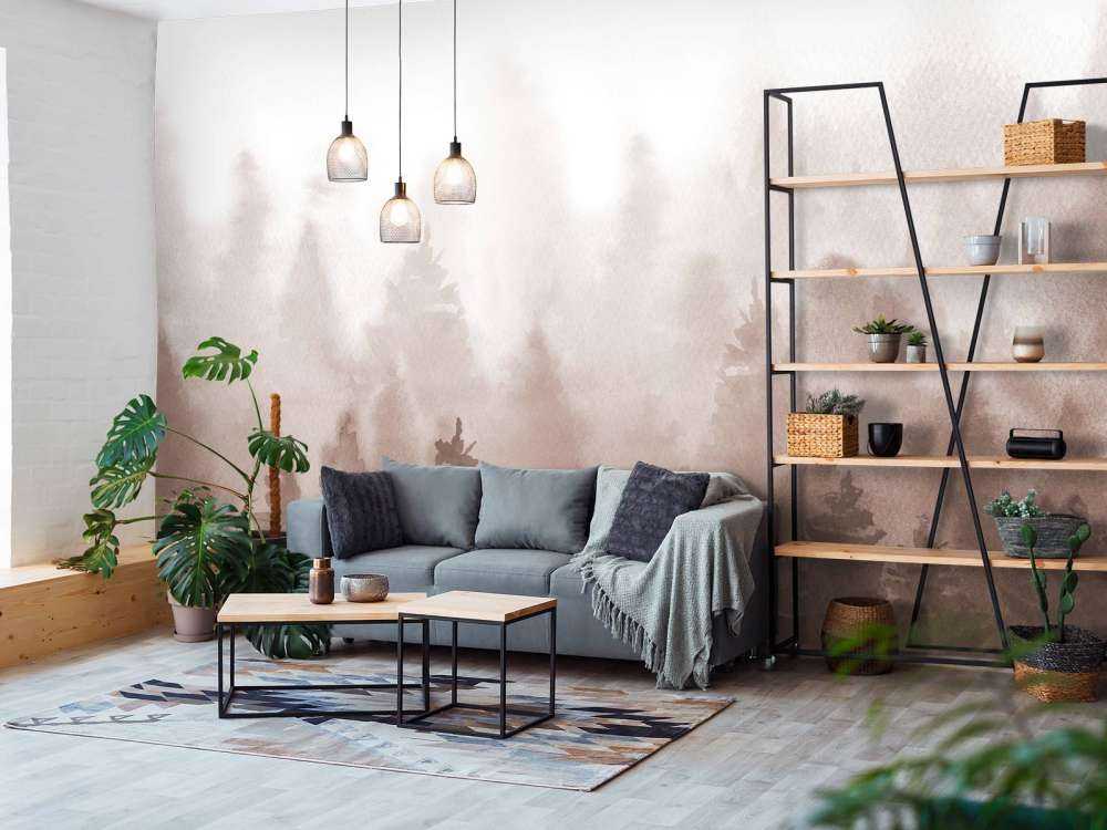 Las wykonany akwarelą