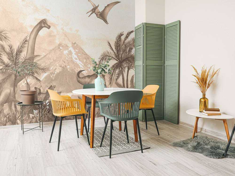 Różne dino w kolorze taupe