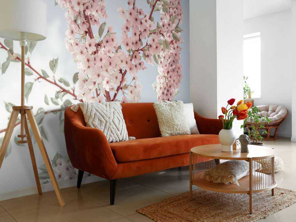 Rozkwitające kwiaty od dołu