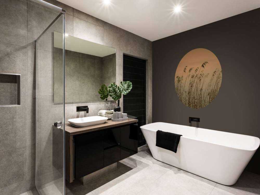 Trzcina wzdłuż nabrzeża