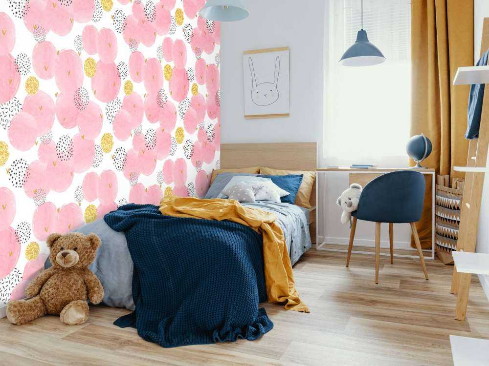 Różowe i złote kółka