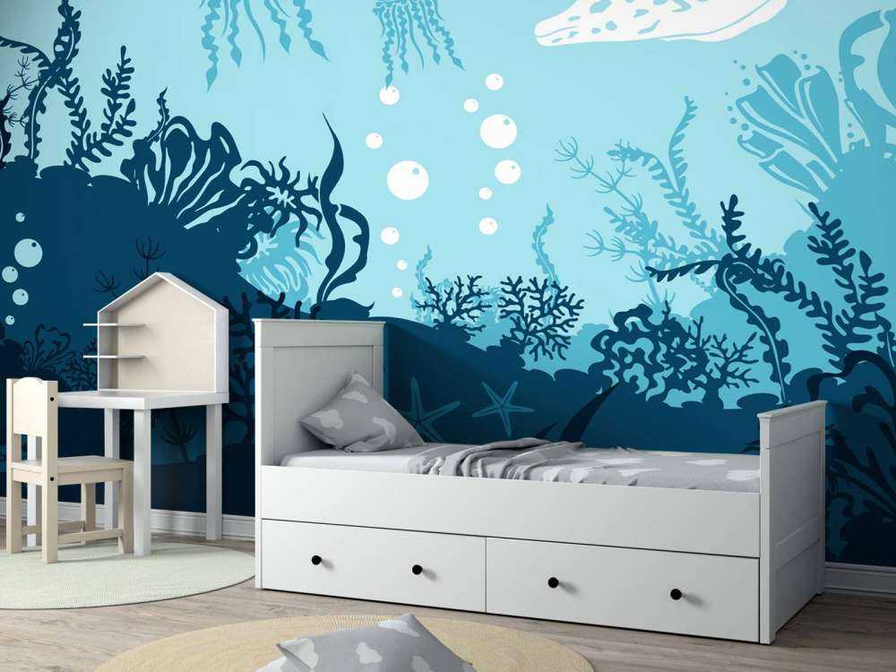 Niebieski podwodny świat