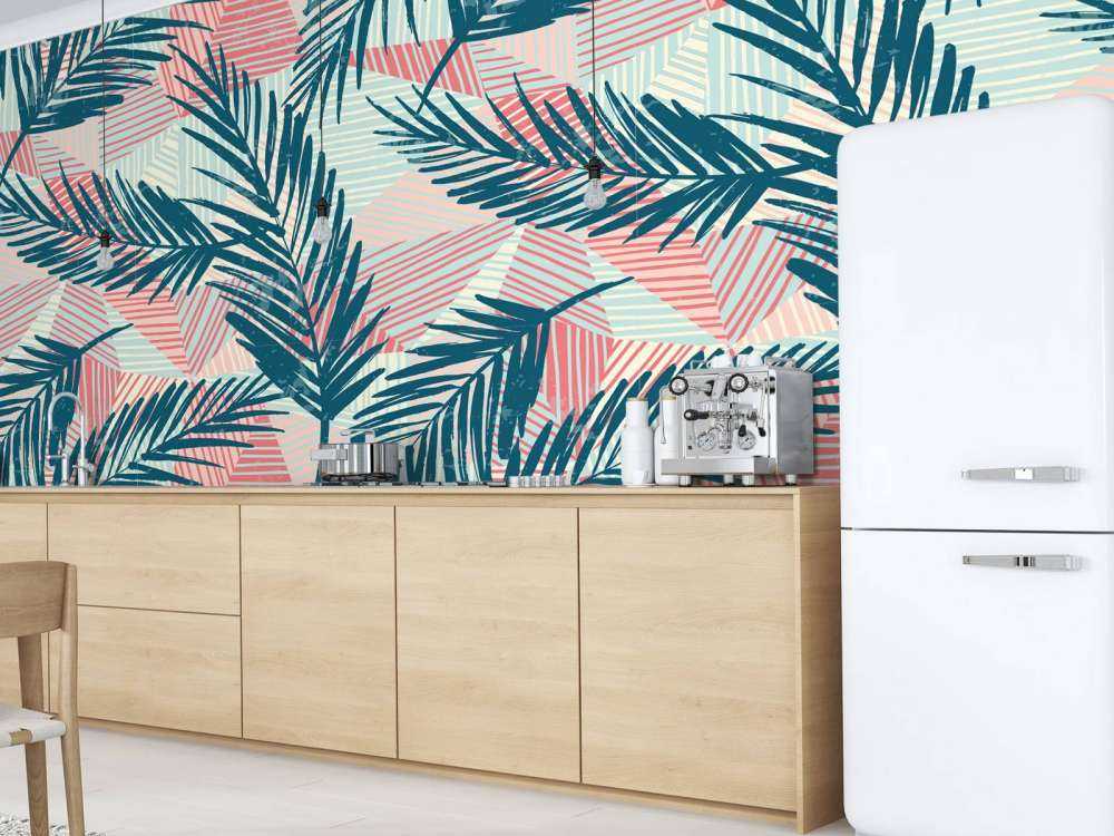 Abstrakcyjne liście palmowe