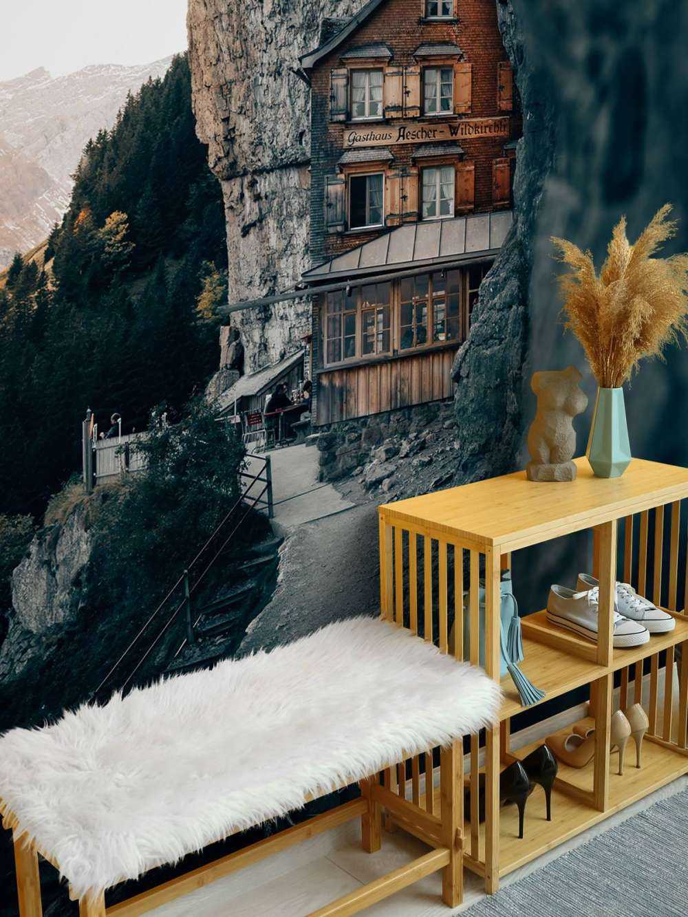 Górska chata w Alpach