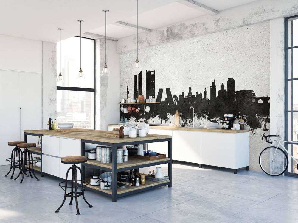 Akwarela panorama, Madryt