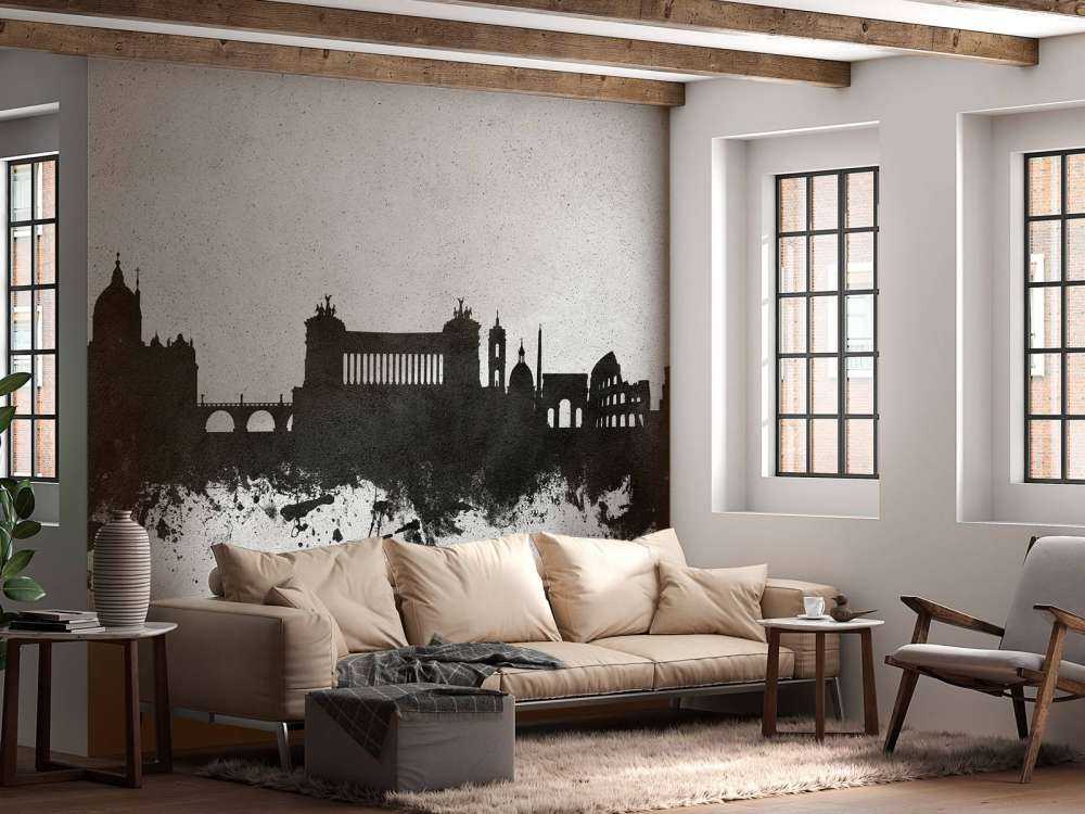 Akwarela panorama, Rzym