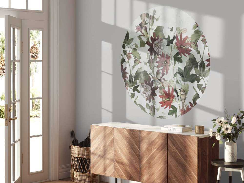 Siedem ptaków w zaczarowanym listowiu - pastelowa zieleń