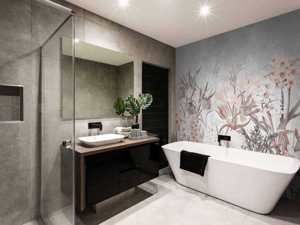 Kwiaty Wiosenne - Eteryczny Szary