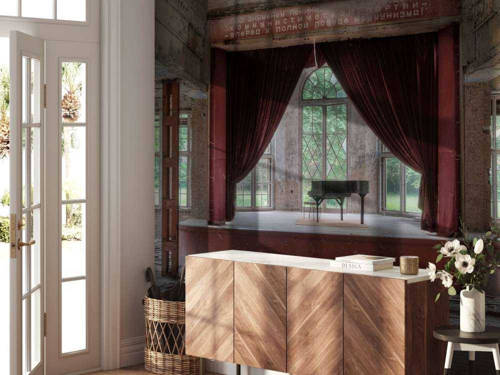 Pianino w starym sanatorium