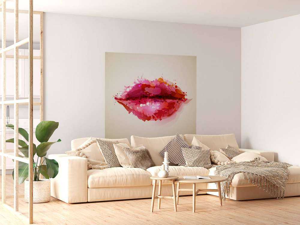 Czerwone usta kobiet