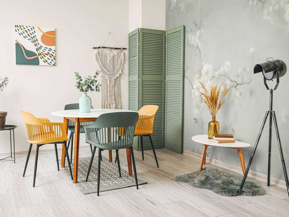 Urocze gałęzie kwiatów zielonych