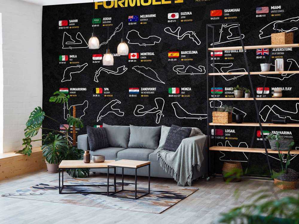 Formuła 1 2024 - Mapa zwycięzców