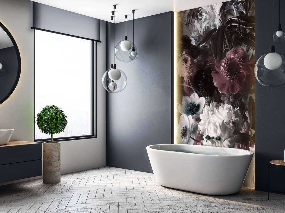 Duży bukiet z anemonami pomarańczowymi