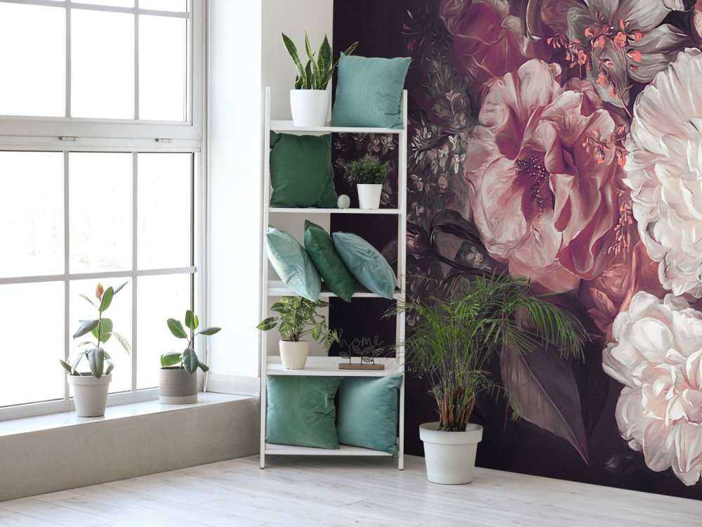 Bukiet z lilakami czerwonymi