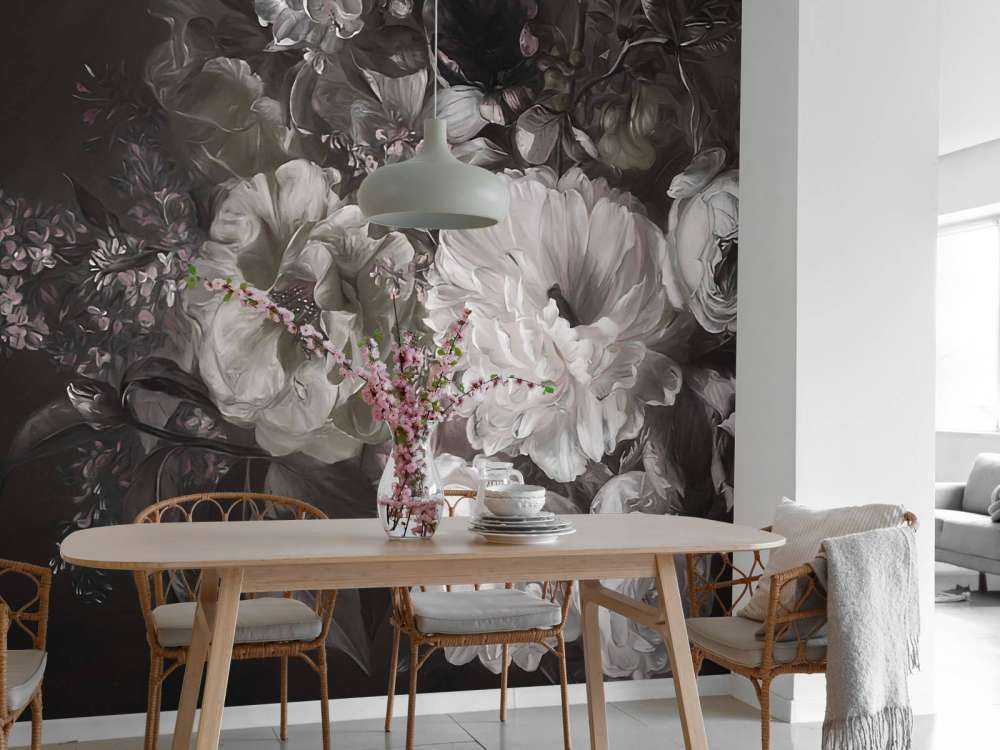 Bukiet z zielonym bzem