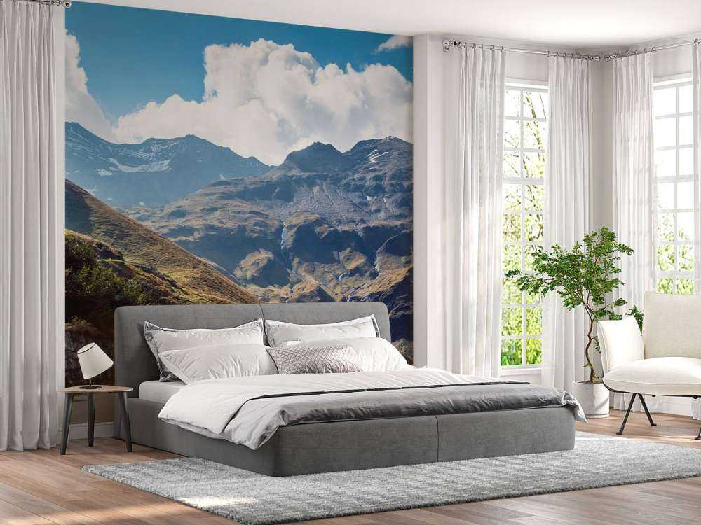 Panorama górskiej drogi