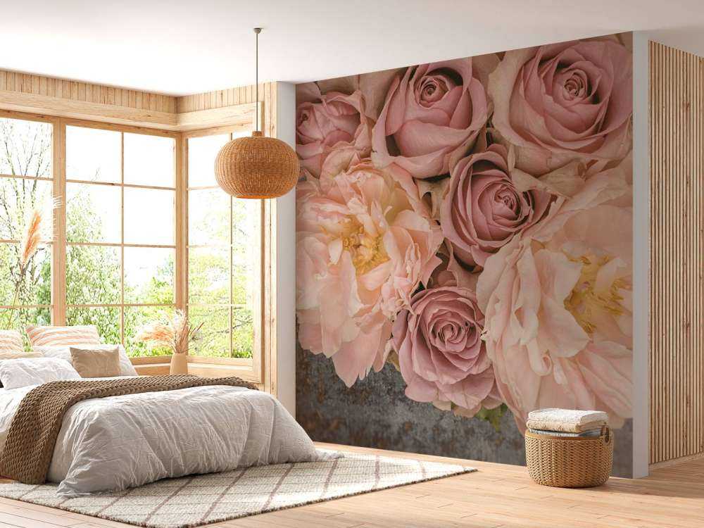 Bukiet róż w stylu vintage