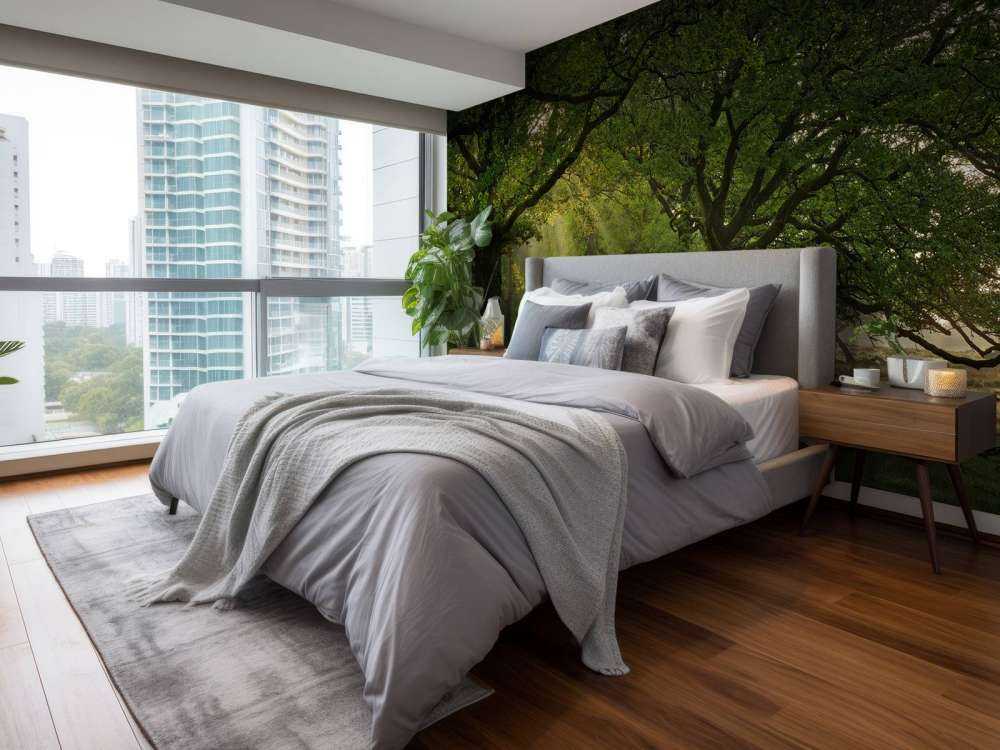 Ścieżka między dębami