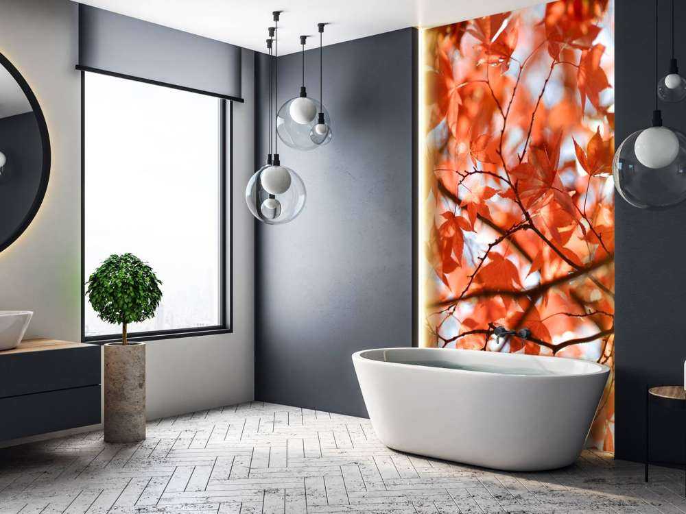 Kolorowe jesienne liście