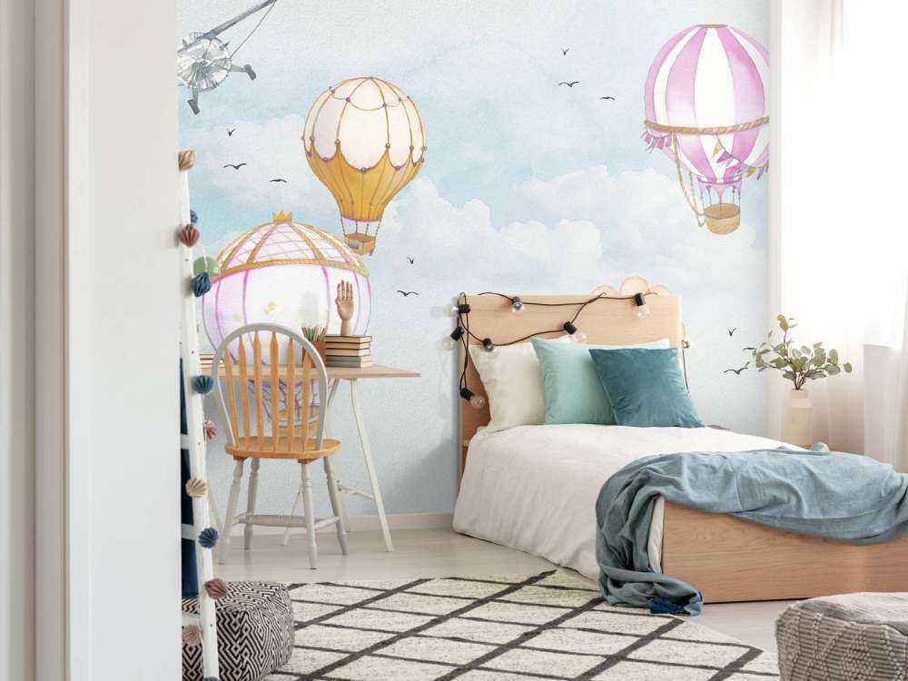 Balony na gorące powietrze różowe