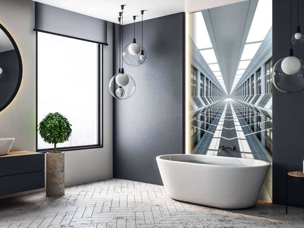 Korytarz 3D w biurze