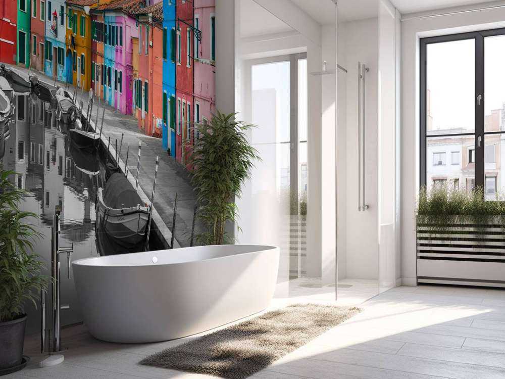 Kolorowe domy rybaków