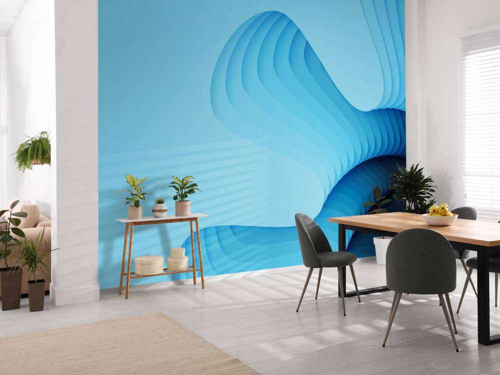 Abstrakcyjny błękit