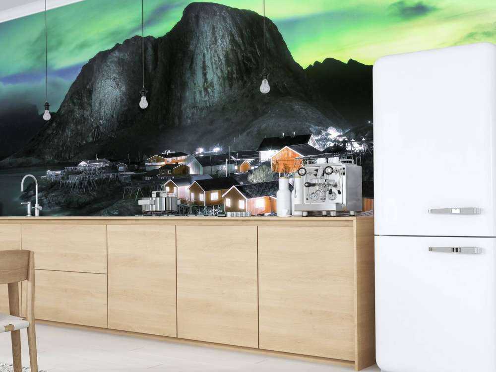 Zorze polarne nad Hamnøy