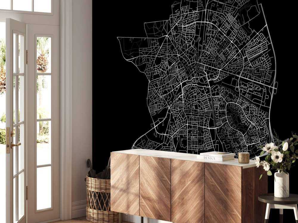 Mapa Apeldoorn, czarna