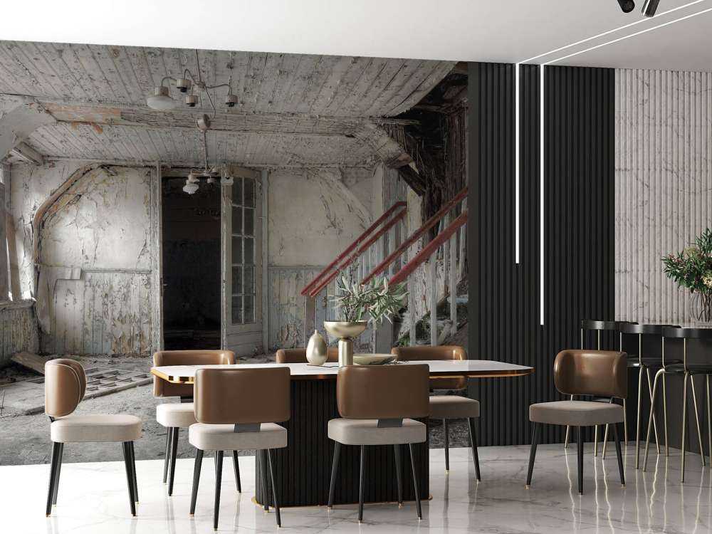 Czerwona poręcz hotelowa