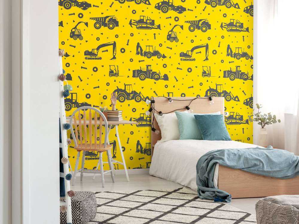 Ruch budowlany żółty