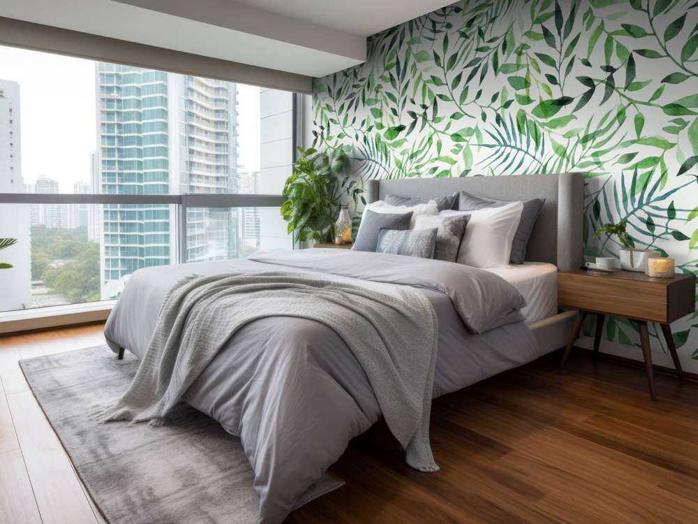 Wesoły wzór, zielony