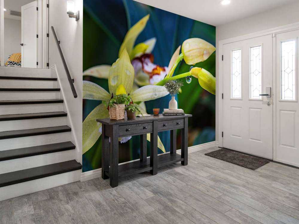 Dzika żółta orchidea