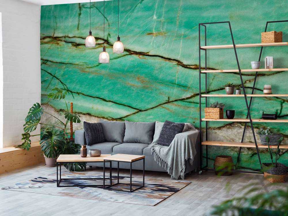 Zbliżenie na zielony marmur