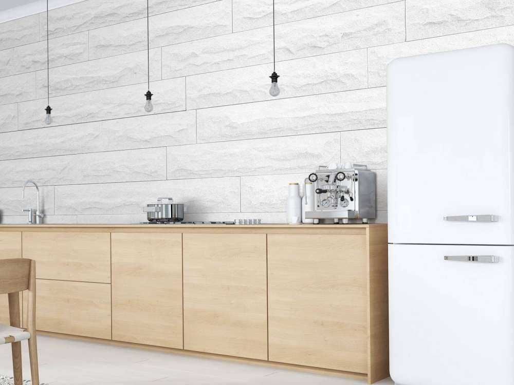 Nowoczesne białe cegły