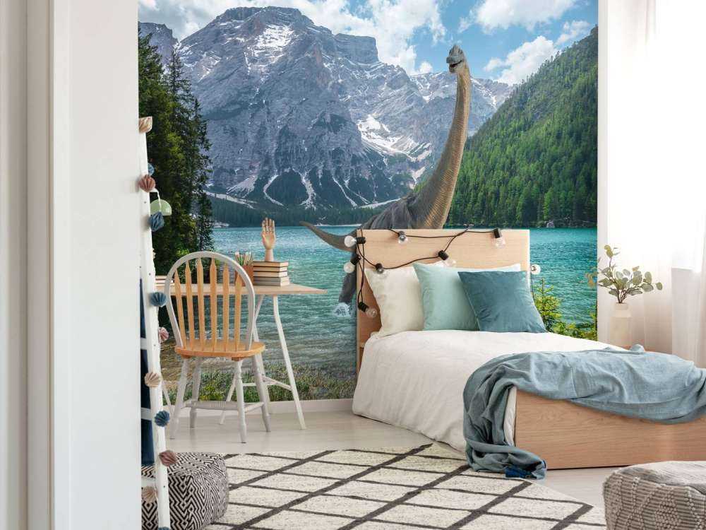 Brachiosaurus w wodzie