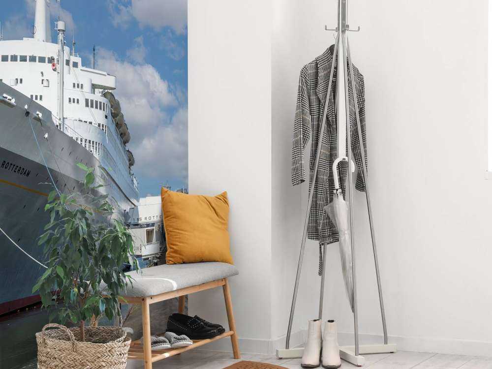 Dawny parowiec SS Rotterdam w kolorze 